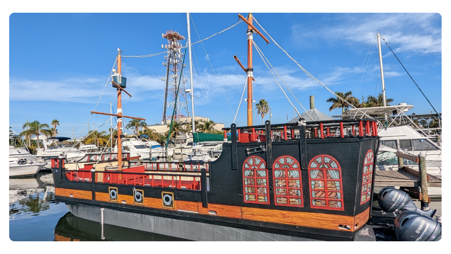 a large ship in a body of water